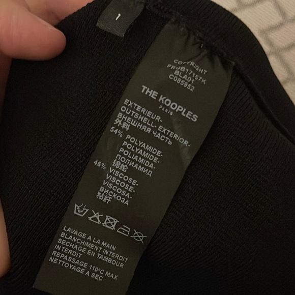 The Kooples | Women’s Black A-Line Skater Mini Dress Size 1 XS - Picture 13 of 13